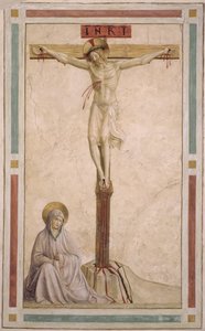 Crucifixion, from cell 22 by Fra Angelico